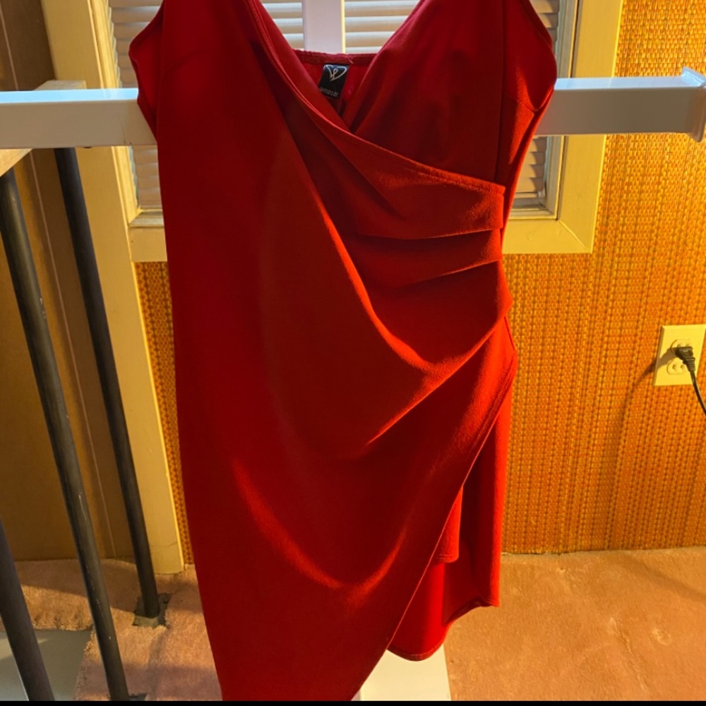 BRAND NEW red cocktail dress